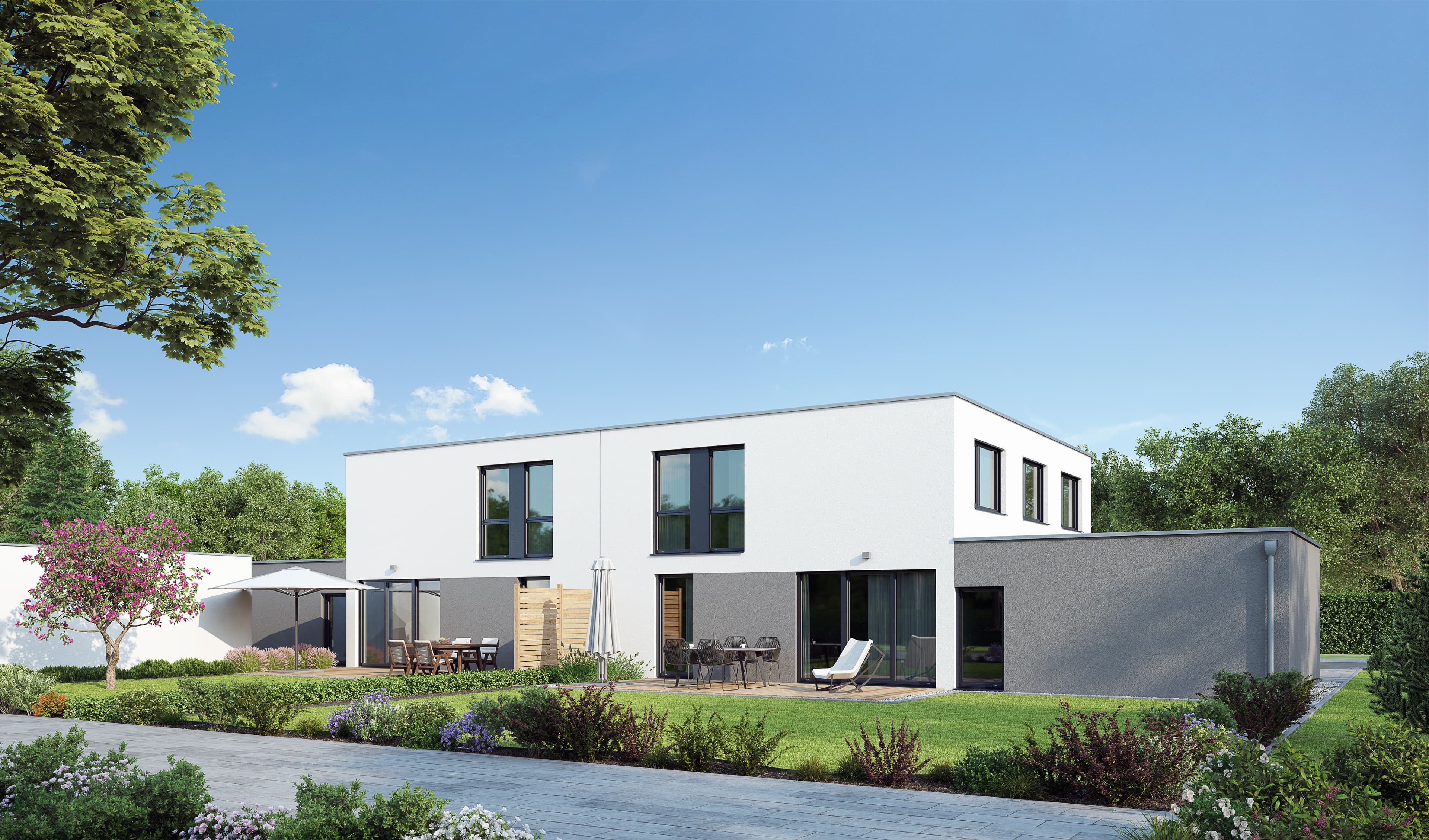 Neubau Doppelhaushälften Isny